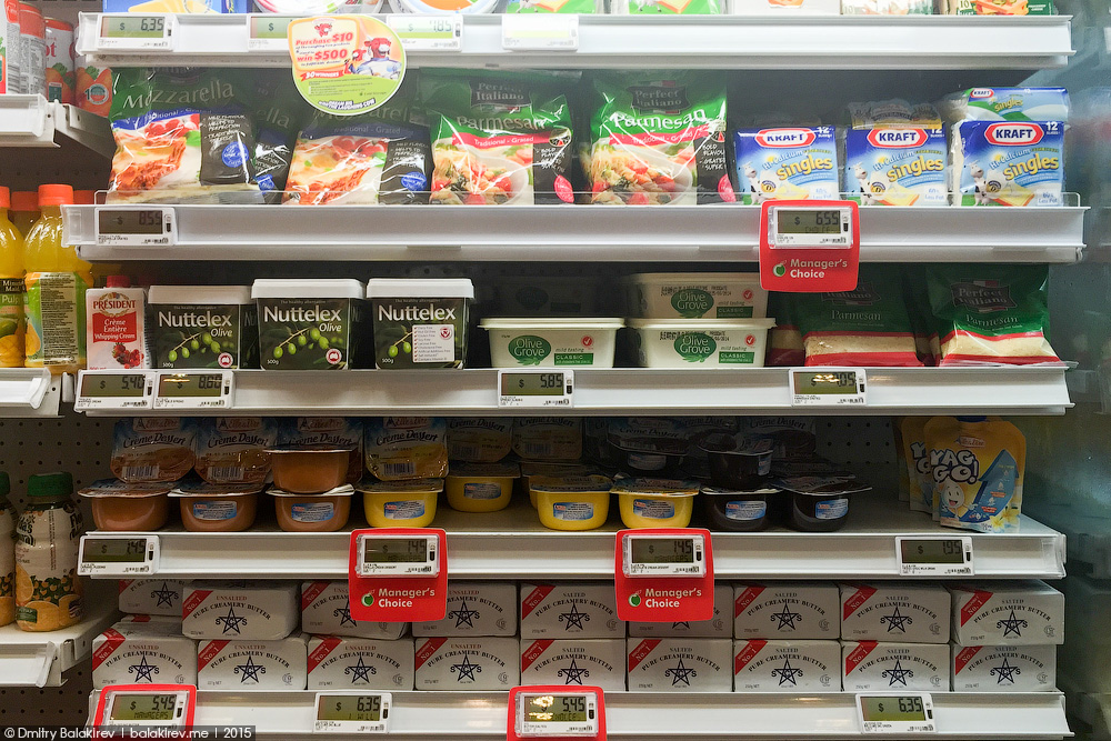 Продуктовый магазин в Сингапуре