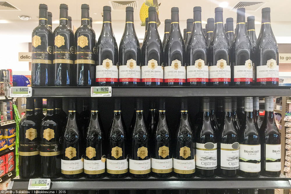 Продуктовый магазин в Сингапуре