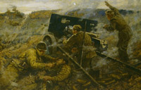 Бой артиллеристов на Минском шоссе. М.А. Ананьев. 1962 г.