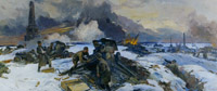 Бой на Бородинском поле 15 октября 1941 г. Ф.П. Усыпенко. 1971 г.