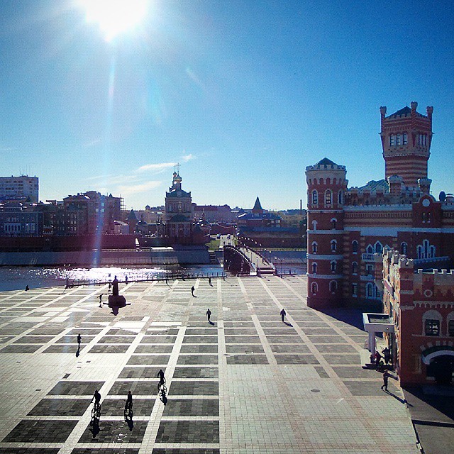 Вид с крыши кукольного театра #ЙошкарОла #ZamkiExp Вид с крыши кукольного театра #ЙошкарОла #ZamkiExp