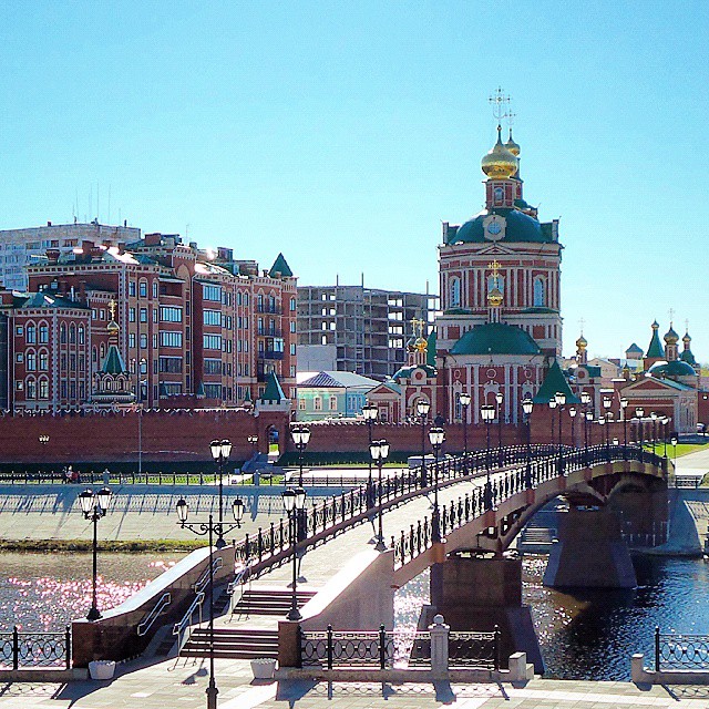 Пешеходный мостик #ZamkiExp #ЙошкарОла Пешеходный мостик #ZamkiExp #ЙошкарОла