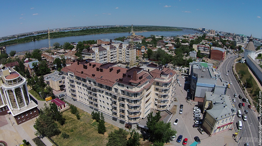 Астрахань вид сверху