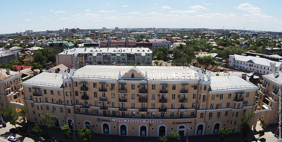 Астрахань вид сверху
