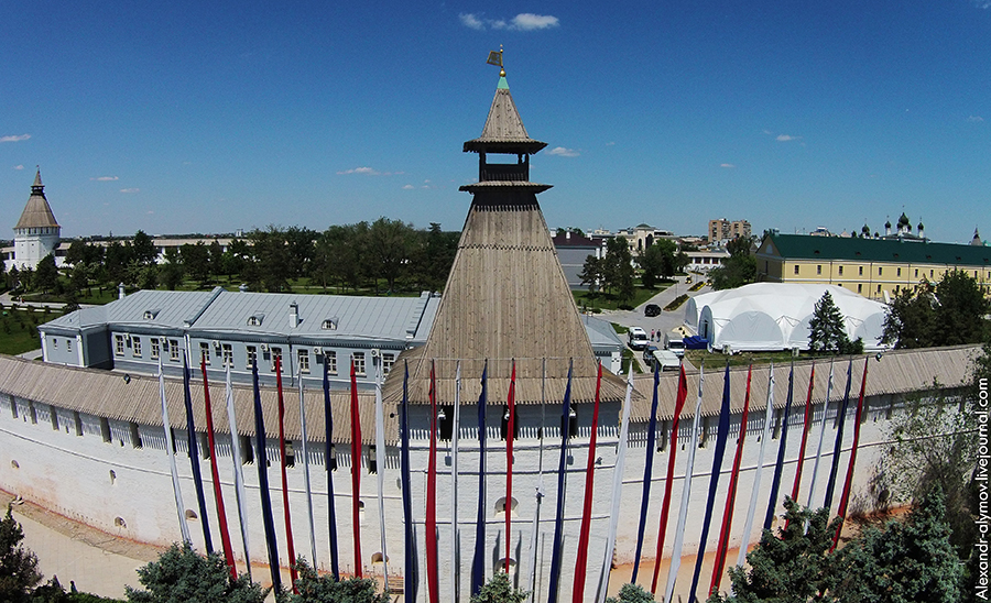 Астрахань вид сверху