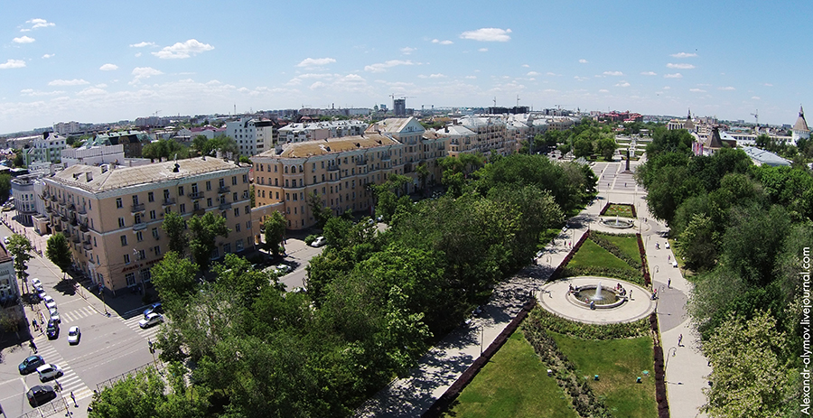 Астрахань вид сверху