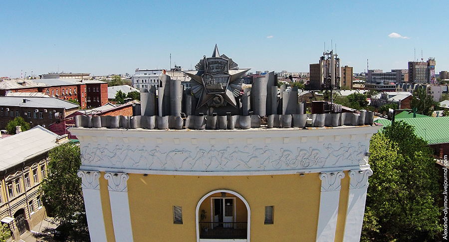 Астрахань вид сверху