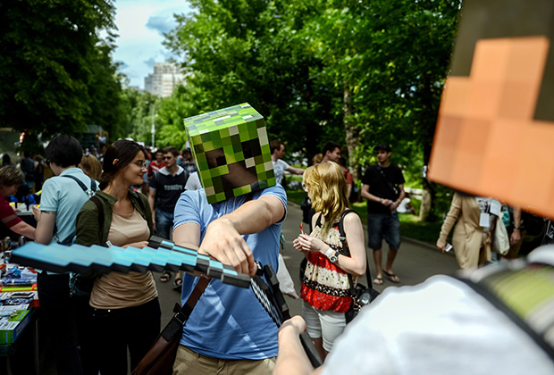 Посетители фестиваля Geek Picnic