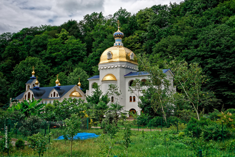 The Orthodox convent in the mountains