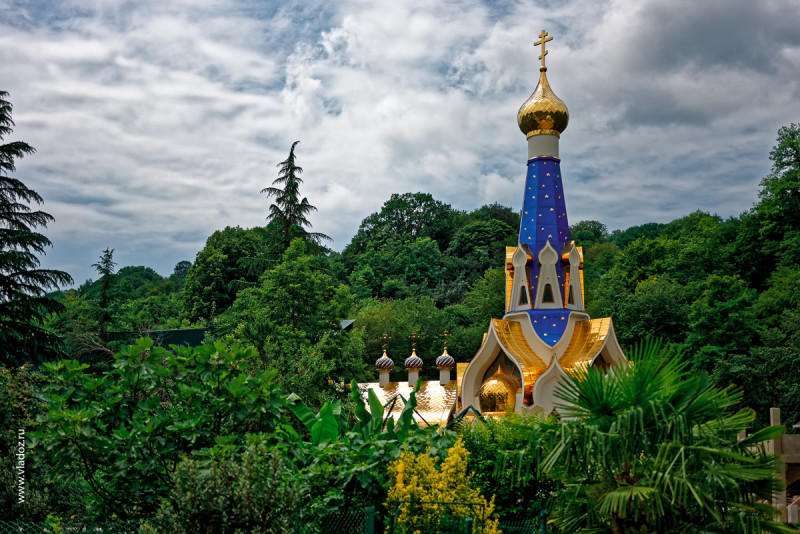 The Orthodox convent in the mountains