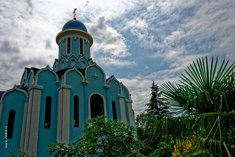 The Orthodox convent in the mountains
