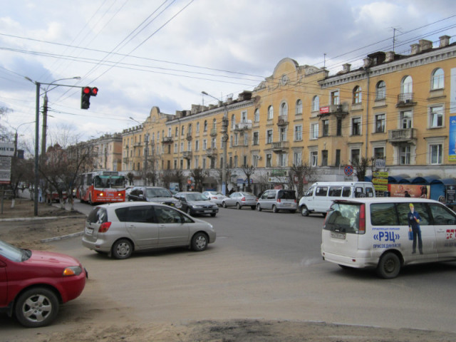 Перекресток в центре города