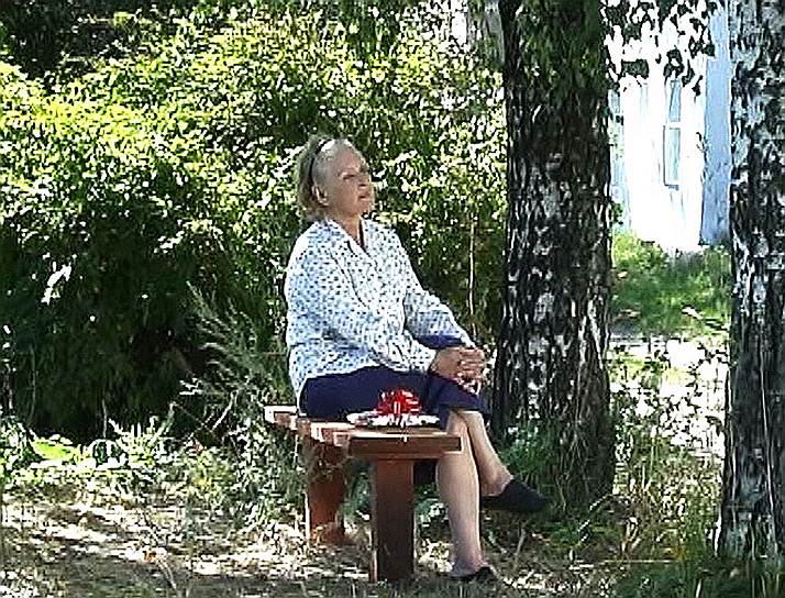 Рабочий момент съемок телефильма "Ермоловы": в кадре актриса Ада Роговцева 