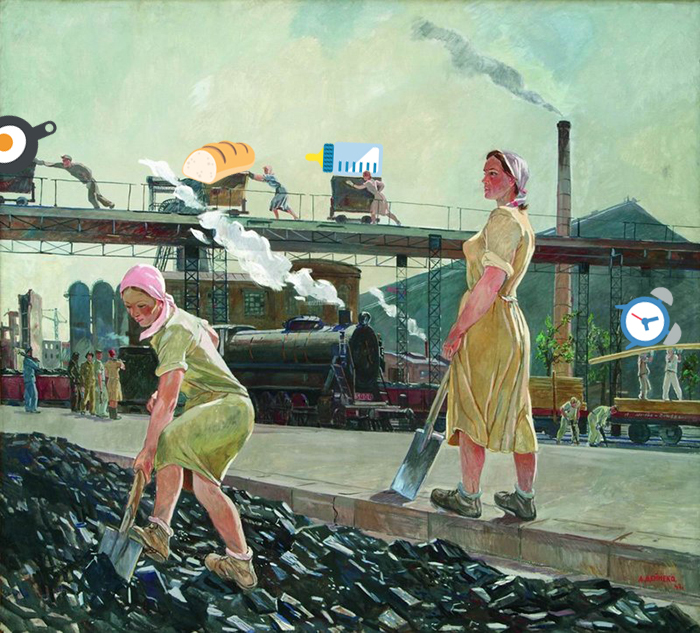 Александр Дейнека. «Донбасс». 1947 год Александр Дейнека. «Донбасс». 1947 год