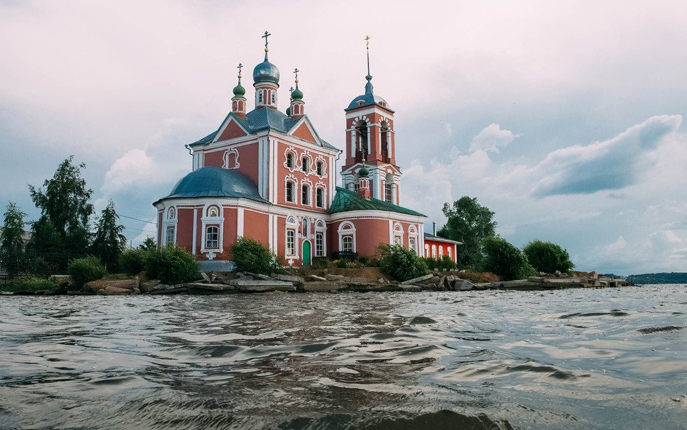 Церковь Сорока мучеников на Плещеевом озере. Фото: © РИА Новости / Сергей Гунеев