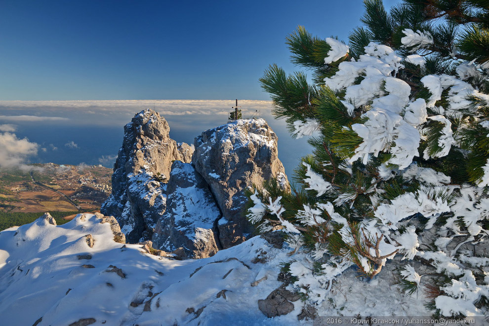 В Крыму над облаками