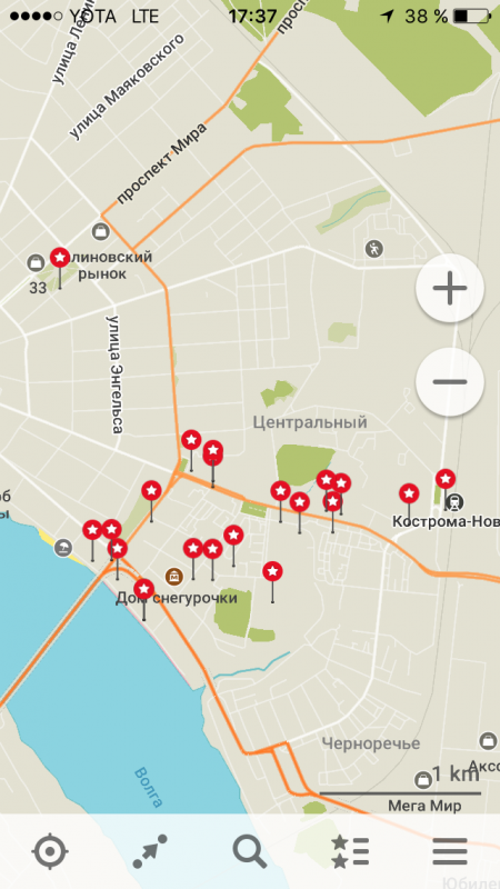 Кострома: вдоль Волги