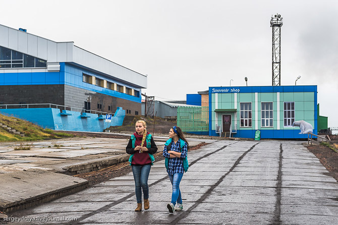 Прогулка по российскому городу в Норвегии