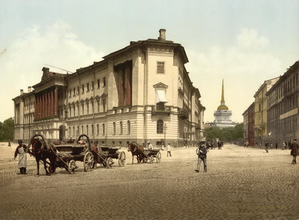 Дореволюционный Петербург в серии цветных фотографий