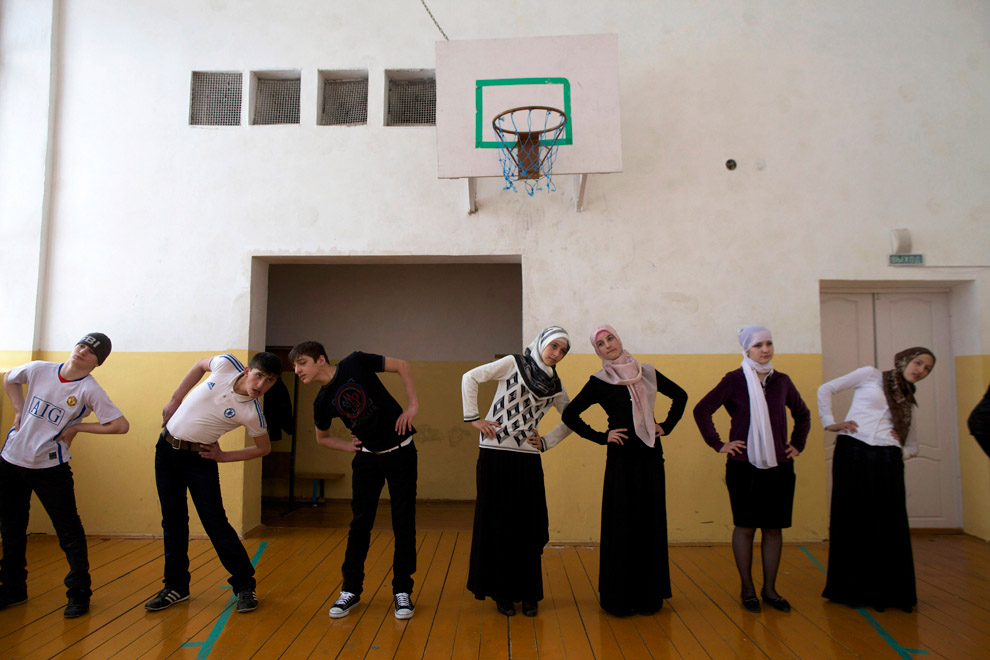 Школа в Чечне