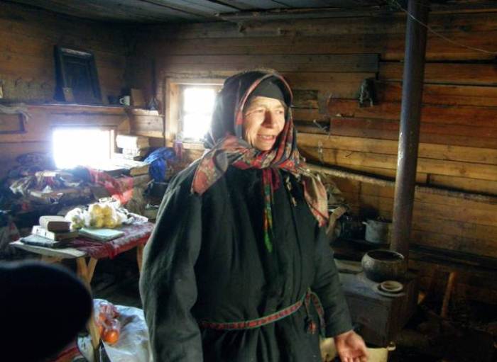 Агафья Лыкова в доме