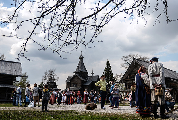 В музее народного деревянного зодчества «Витославлицы»