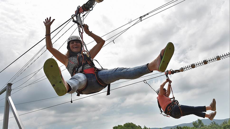 Модный черноморский тренд — скоростной аттракцион Zip Line