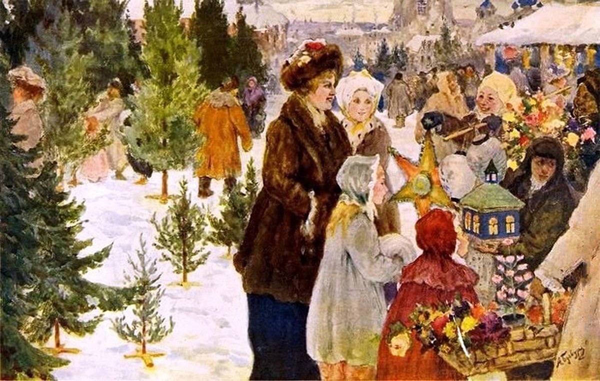 Колядки, зимние забавы и визиты к начальству: как отмечали Рождество сто лет назад