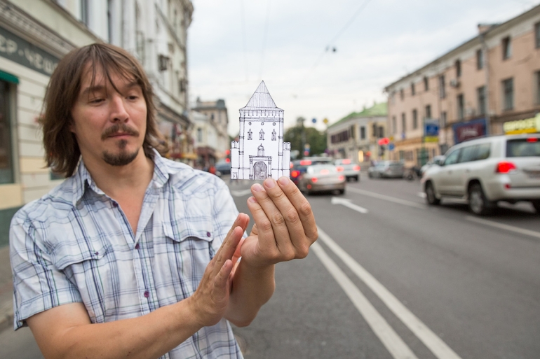 Москва, улица Покровка. Покровские ворота Белого города в современном контексте<br>Фото: Павел Пелевин / Strana.ru. Strana.Ru