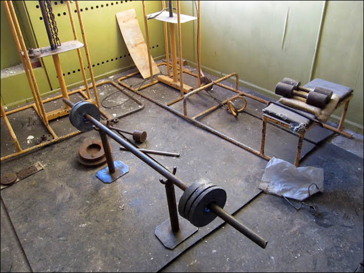 inside gym