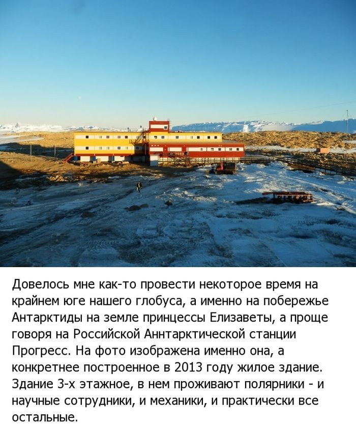 Жизнь в Антарктиде: исследовательская станция 'Прогресс' (19 фото)