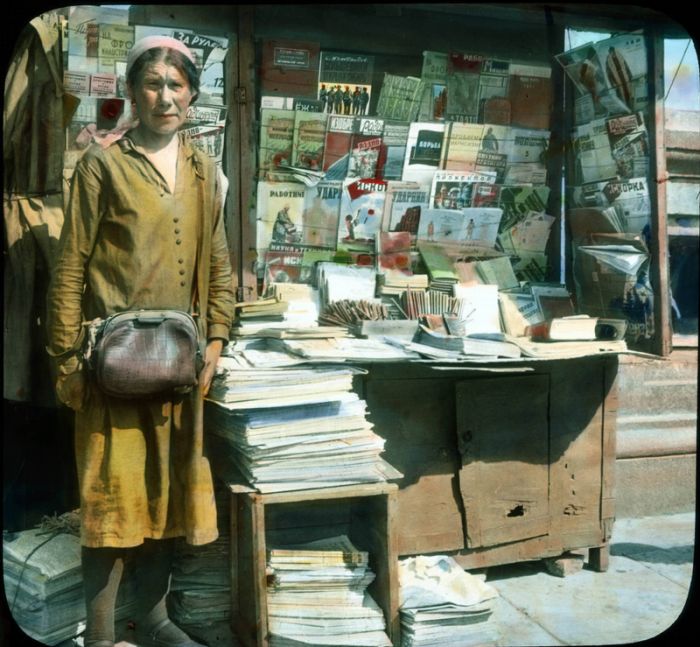 Редчайшие снимки цветной Москвы 1931 года в цвете (77 фото)