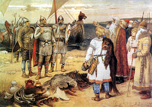 «Призвание варягов» Виктора Васнецова.