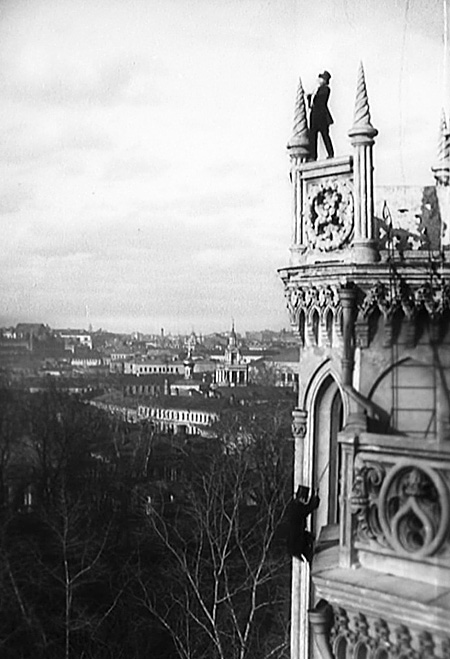 Вид с крыши особняка Арсения Морозова, 1923 года. Источник: pastvu.com