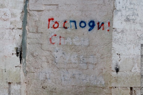 Корпоративные цвета “Единой России”. Правда, смысл надписи не совсем политкорректен.