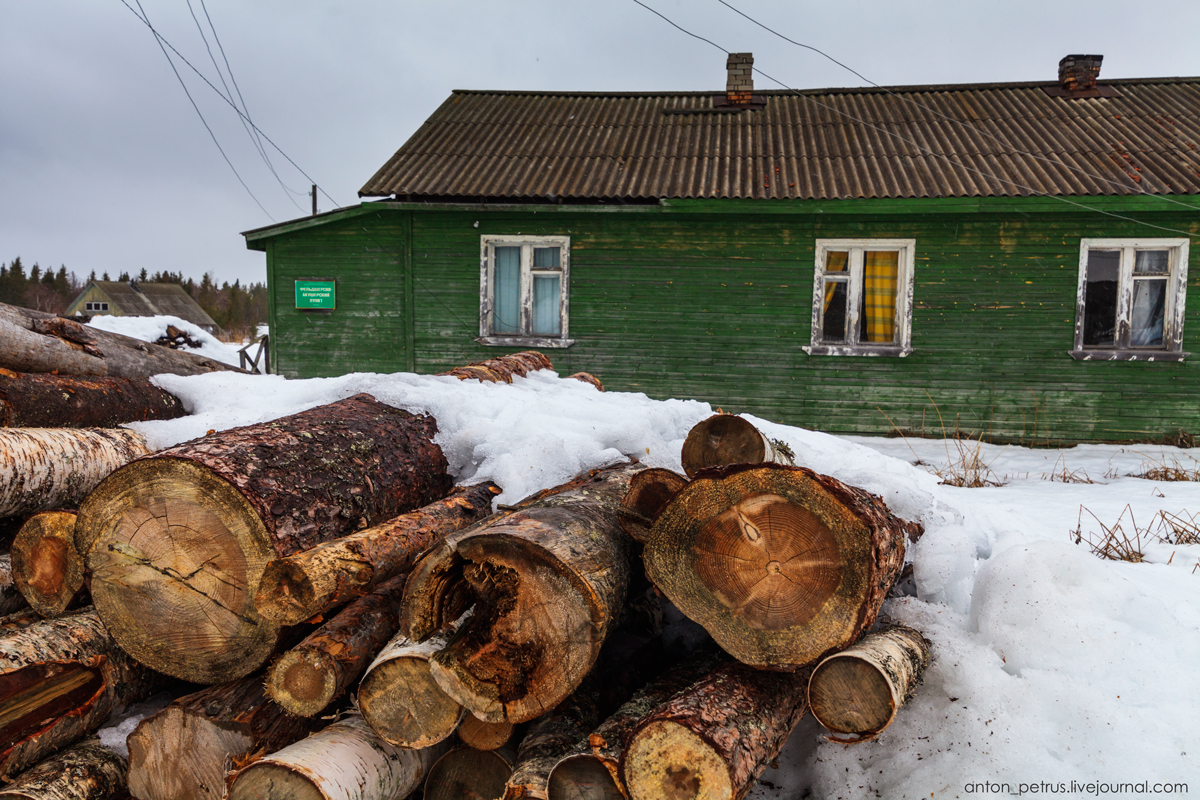 Деревня Поньгома, Карелия