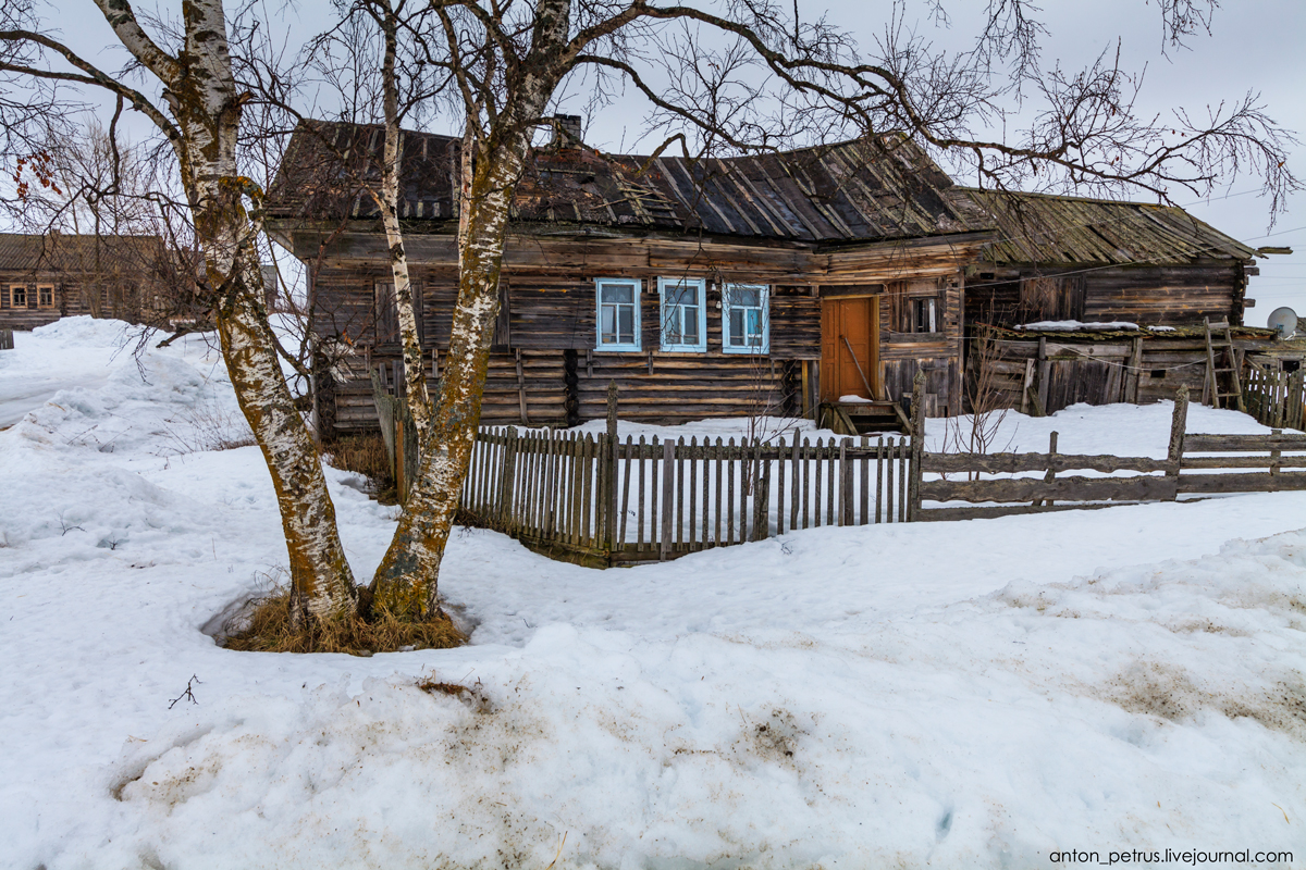 Деревня Поньгома, Карелия