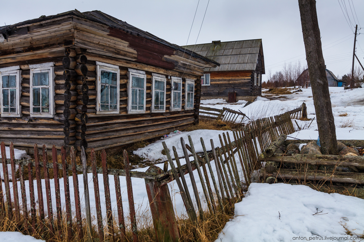 Деревня Поньгома, Карелия