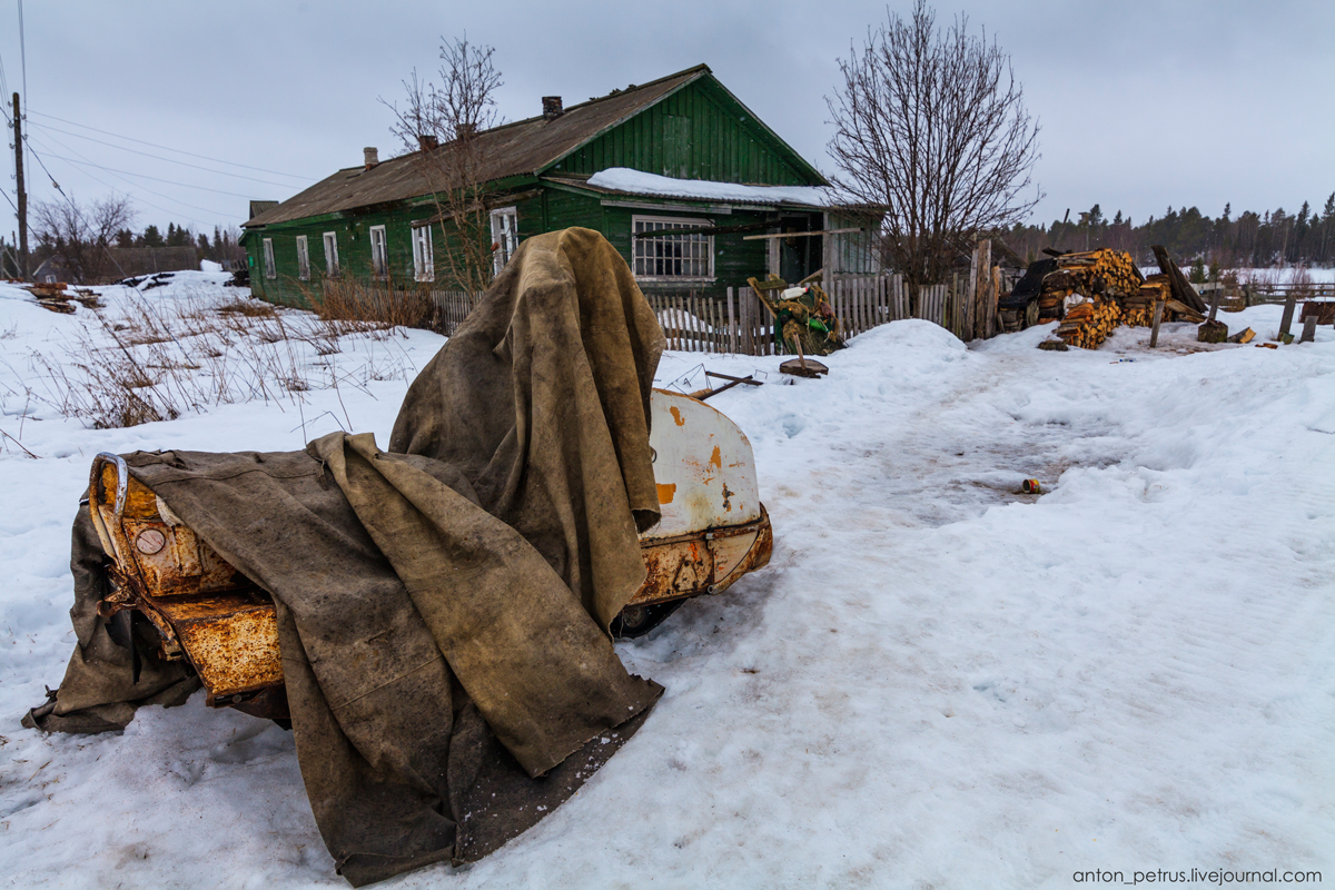 Деревня Поньгома, Карелия
